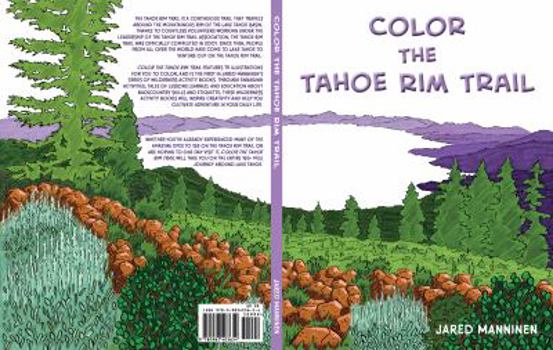 Paperback Color the Tahoe Rim Trail Book