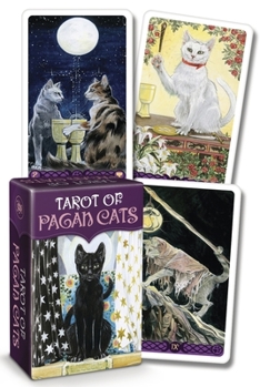 Cards Tarot of Pagan Cats Mini Deck Book