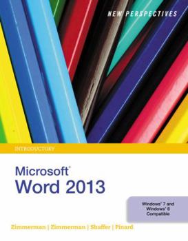 Paperback New Perspectives on Microsoft Word 2013, Introductory Book