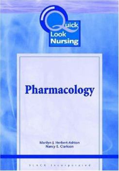 Paperback QUICK LOOK NURSING: PHARMACOLOGY: . Book