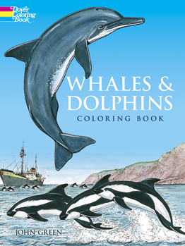 Paperback Whales and Dolphins Coloring Book