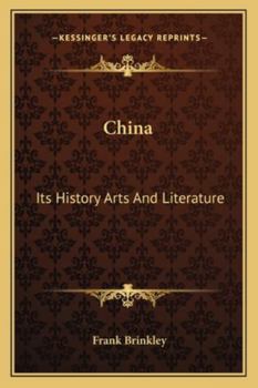 Paperback China: Its History Arts And Literature: Keramic Art V9 Book