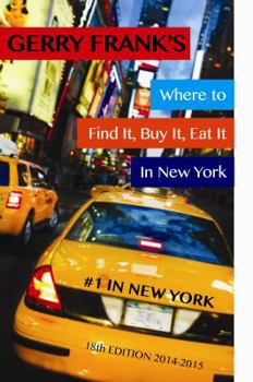 Paperback Gerry Frank's Where to Find It, Buy It, Eat It in New York Book