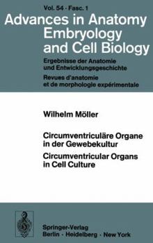 Paperback Circumventriculäre Organe in Der Gewebekultur / Circumventricular Organs in Cell Culture [German] Book