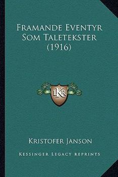 Paperback Framande Eventyr Som Taletekster (1916) [Danish] Book