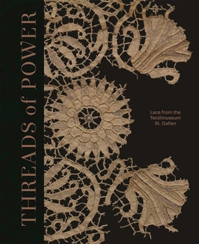 Hardcover Threads of Power: Lace from the Textilmuseum St. Gallen Book