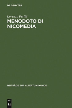 Hardcover Menodoto di Nicomedia [Italian] Book