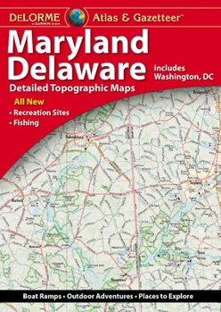 Paperback Delorme Atlas & Gazetteer: Maryland & Delaware Book