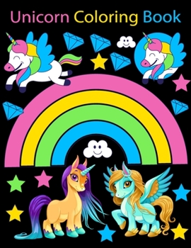 Unicorn Coloring Book: A Fantasy Coloring Book with Magical Unicorns, Beautiful Flowers, and Relaxing Fantasy Scenes, For Kids