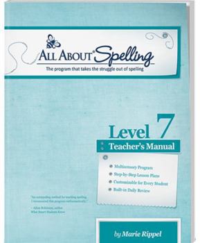 Paperback All About Spelling Level 7 Teacher's Manual Book