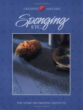 Paperback Sponging Etc.: The Home Decorating Institute Book