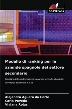 Paperback Modello di ranking per le aziende spagnole del settore secondario [Italian] Book