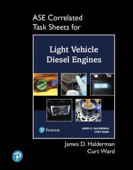 Spiral-bound ASE Correlated Task Sheets for Light Vehicle Diesel Engines Book