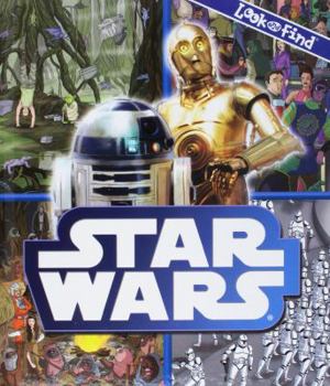 Hardcover Disney Star Wars Saga: Look and Find Book