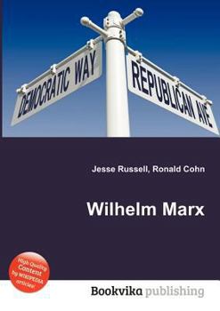 Paperback Wilhelm Marx Book