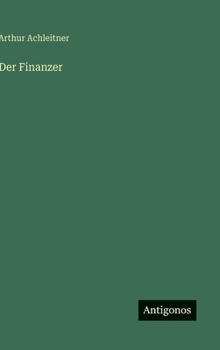 Hardcover Der Finanzer [German] Book