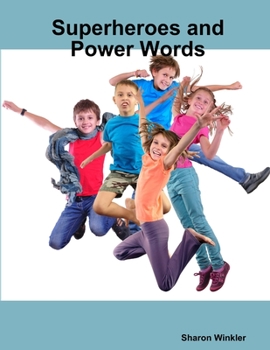 Paperback Superheroes and Power Words Book