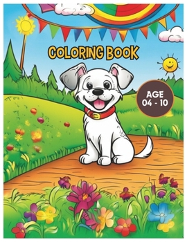 Coloring Book: Happy Dog