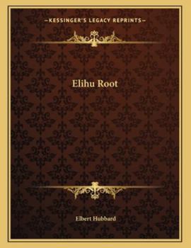 Paperback Elihu Root Book