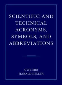 Hardcover Scientific and Technical Acronyms, Symbols and Abbreviations Book