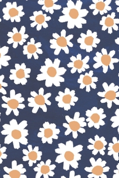 Notebook: 150 Thin-Lined Pages, Great for Students, Teachers, Professors, Dreamers, and Anyone Who Writes, Quirky Crayon Daisies Pattern Cover