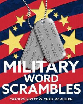 Paperback Military Word Scrambles Book