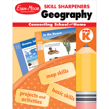 Paperback Skill Sharpeners: Geography, Grade Prek Book