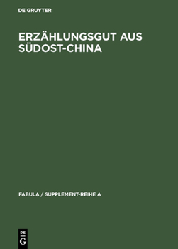 Hardcover Erzählungsgut aus Südost-China [German] Book