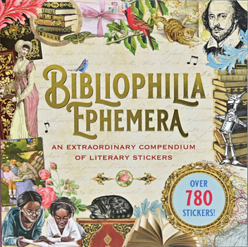 Paperback Bibliophelia Ephemera Sticker Book (Over 780 Stickers) Book
