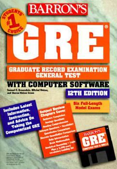Barron's GRE: Graduate Record Examination General Test (12th Edition)