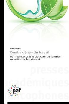 Paperback Droit Algérien Du Travail [French] Book