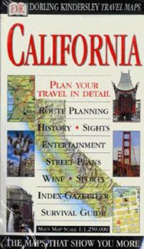 Map California (Eyewitness Travel Maps) Book