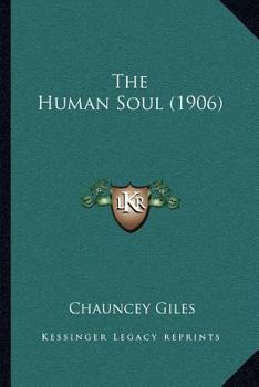 Paperback The Human Soul (1906) Book