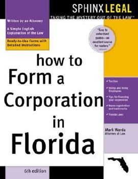 Paperback How to Form a Corporation in Florida Book
