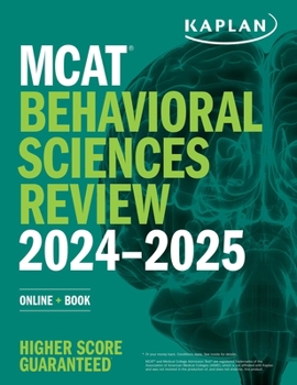 Paperback MCAT Behavioral Sciences Review 2024-2025: Online + Book