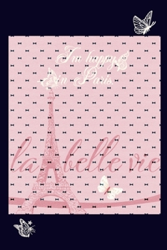 I'm happy in Paris: Lined Journal