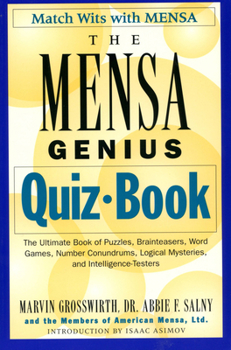Paperback The Mensa Genius Quiz Book