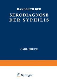 Paperback Handbuch Der Serodiagnose Der Syphilis [German] Book