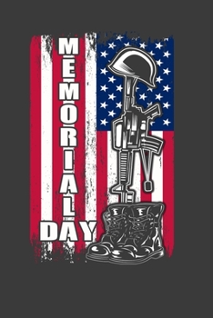 Paperback Memorial Day: Perfect Notebook For Veteran Or Soldier Who Served Or Serving In The US Military. Cute Cream Paper 6*9 Inch With 100 P Book