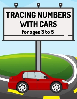 Paperback Number Tracing With Cars For Ages 3 to 5 Book