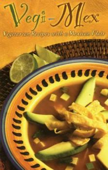 Spiral-bound Vegi-Mex Vegetarian Recipes Book