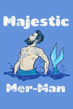 Paperback Majestic Merman: Comic Book Notebook Paper Book