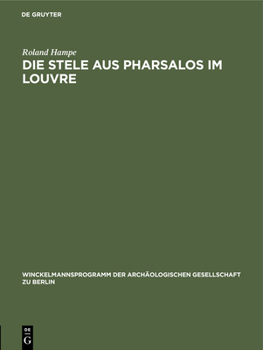 Hardcover Die Stele Aus Pharsalos Im Louvre [German] Book