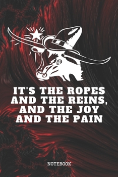 Notebook: I Love Rodeo Quote / Saying Bull and Horse Rodeo Planner / Organizer / Lined Notebook (6" x 9")