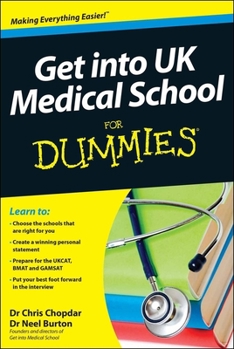 Paperback Get into UK Medical School For Dummies Book