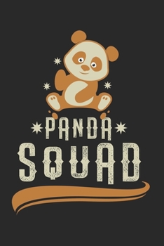 Panda Squad Group: diary, notebook, book 100 lined pages in softcover for everything you want to write down and not forget