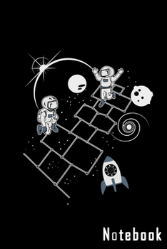 Notebook: 6x9 Spaceman | blank with numbers paper | notebook | notes