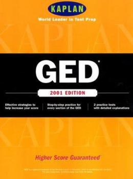 Paperback Kaplan GED 2001 Book