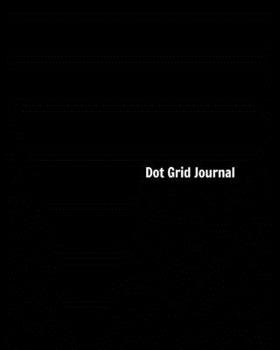 Paperback Dot Grid Journal: Black Dot Grid Journal Book