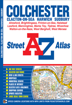 Paperback Colchester A-Z Street Atlas Book